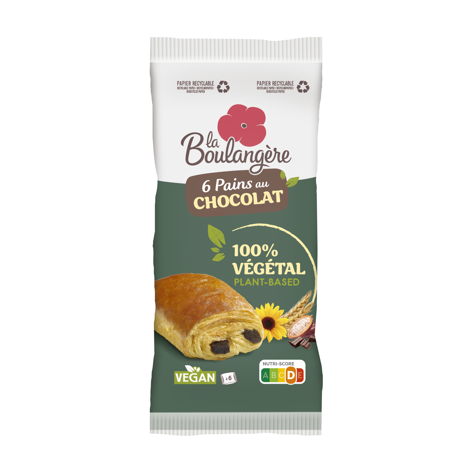 Plant-Based Pains au Chocolat 6pk 270g