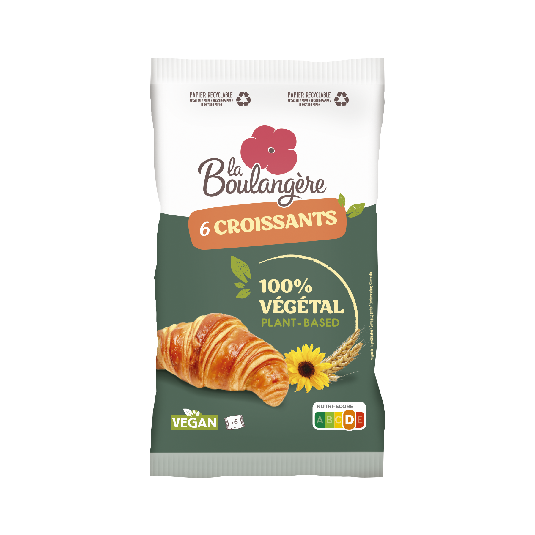 Plant-Based Croissants 6pk 240g
