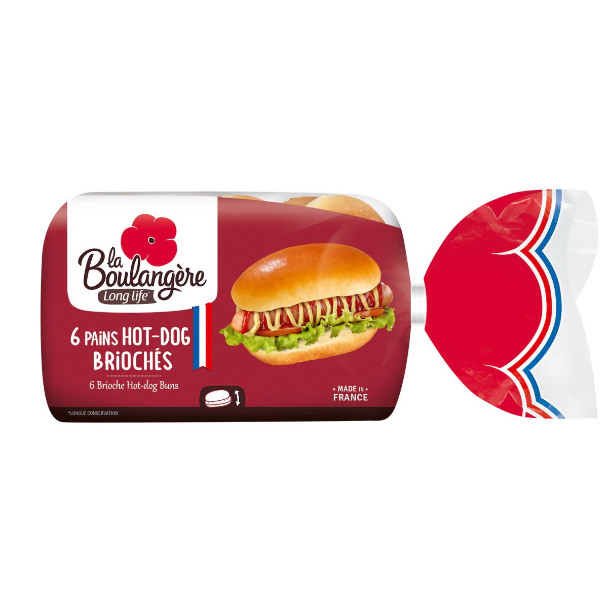 Long Life Brioche Hot Dog Buns 6pk 270g