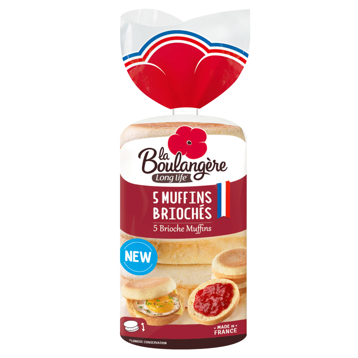 Long Life Brioche Muffins 5pk 250g